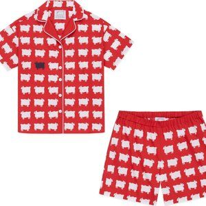 NWT Warm And Wonderful Sheep Pajama Set Rowing Blazers